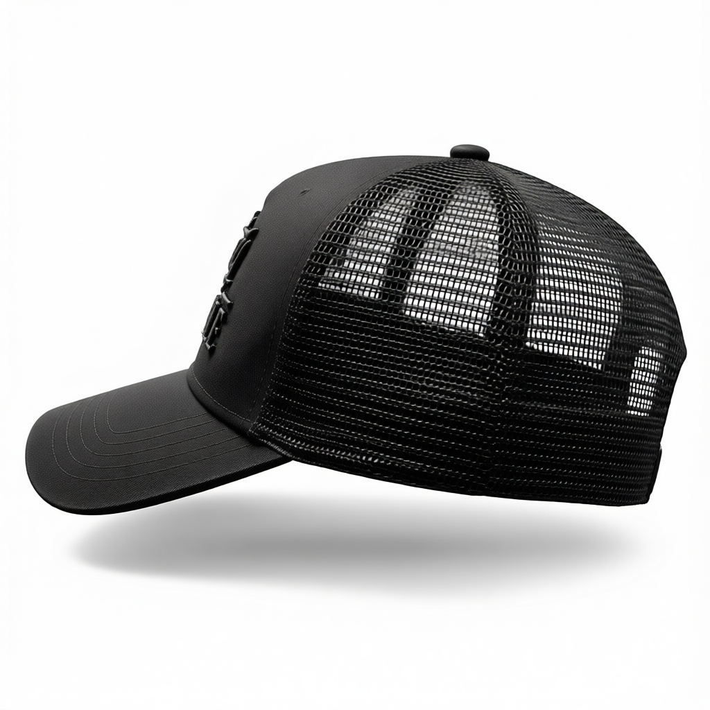 StayHumble Signature Trucker Cap Black Back