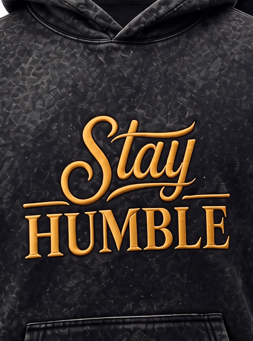 The Vintage Gold "Stay Humble" Washed Sweatshirt - vista 2