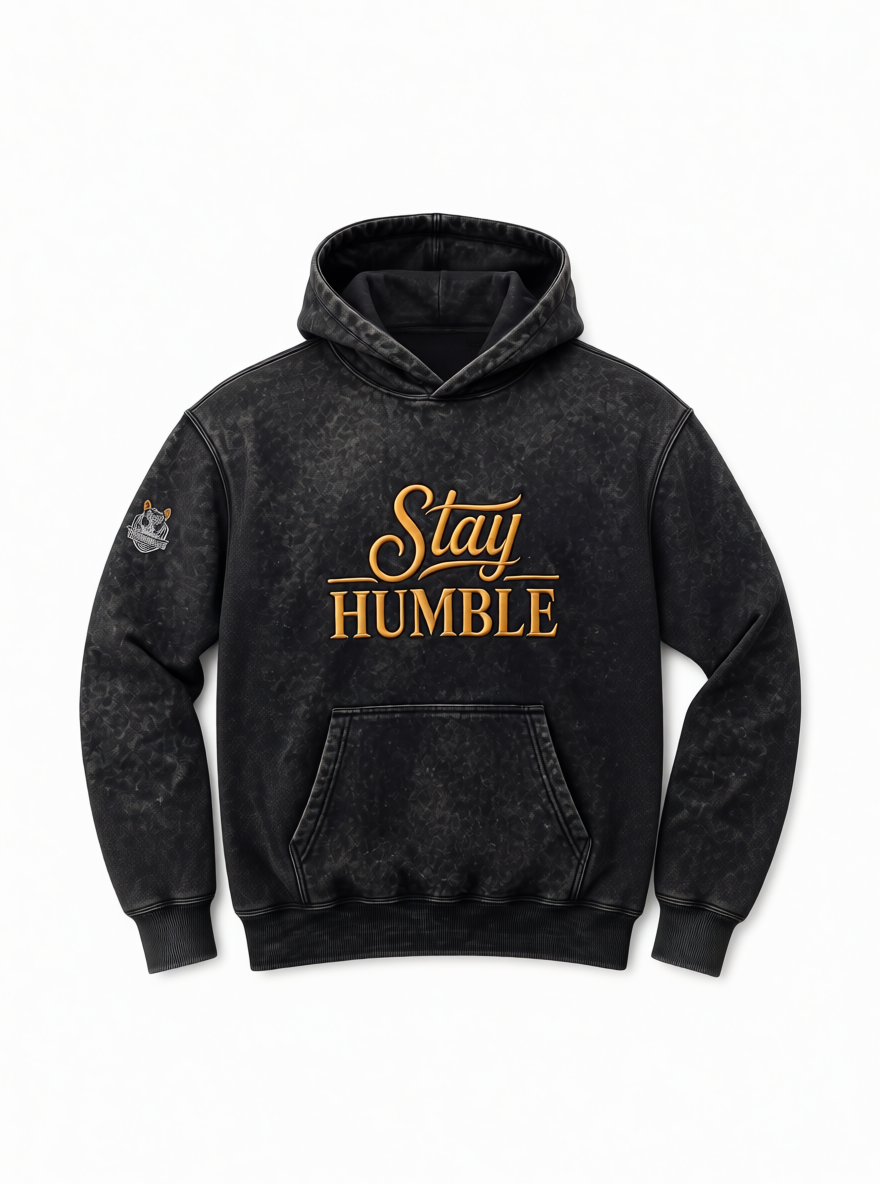 The Vintage Gold "Stay Humble" Washed Sweatshirt - vista 6